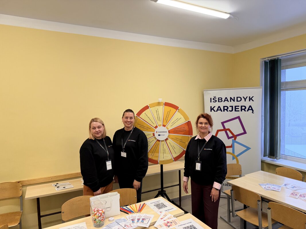 Šiaulių regioninis karjeros centras dalyvauja Radviliškio Lizdeikos gimnazijos organizuotoje...