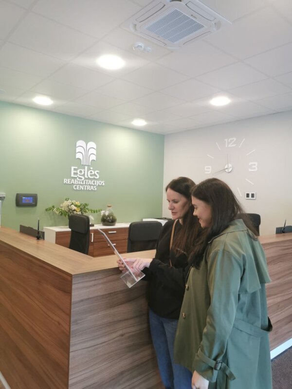Pažintinis vizitas Eglės sanatorijos reabilitacijos centre